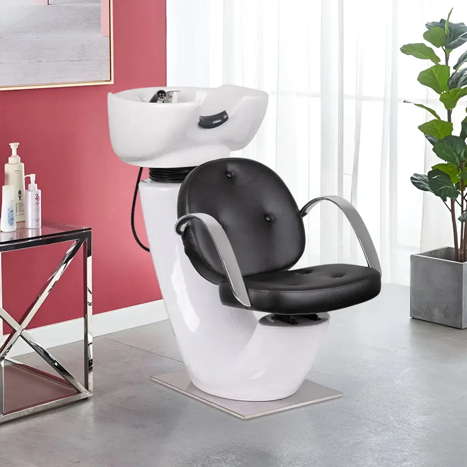 Scafa pentru frizerie Gabbiano Asti 137104 (White/Black)