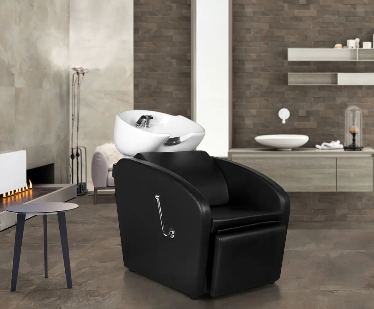 Scafa pentru frizerie Gabbiano Bergen 123611 (Black/White)