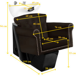 Scafa pentru frizerie Gabbiano Berlin 112593 (Brown/Black) Thumb