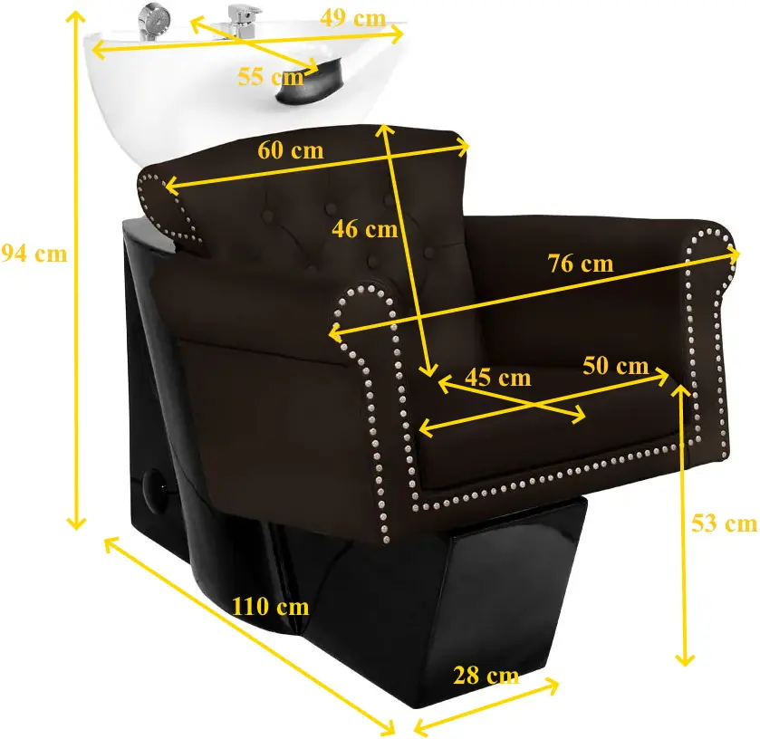 Scafa pentru frizerie Gabbiano Berlin 112593 (Brown/Black)