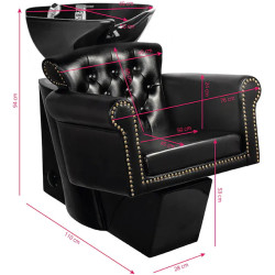 Scafa pentru frizerie Gabbiano Berlin 128136 (Black) Thumb