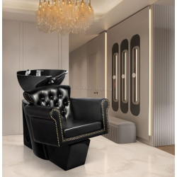 Scafa pentru frizerie Gabbiano Berlin 128136 (Black)