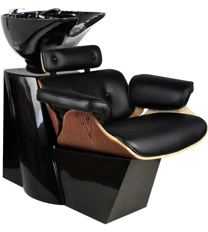 Scafa pentru frizerie Gabbiano Florence 133534 (Black/Walnut)