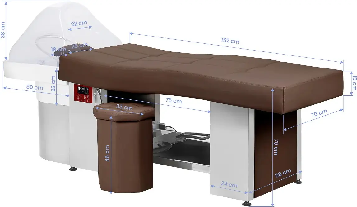 Мойка парикмахерская Gabbiano Head Spa 017 152024 (Brown/White)