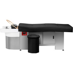 Scafa pentru frizerie Gabbiano Head Spa 017B 152271 (Black/White) Thumb