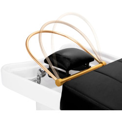 Scafa pentru frizerie Gabbiano Head Spa 017B 152271 (Black/White) Thumb