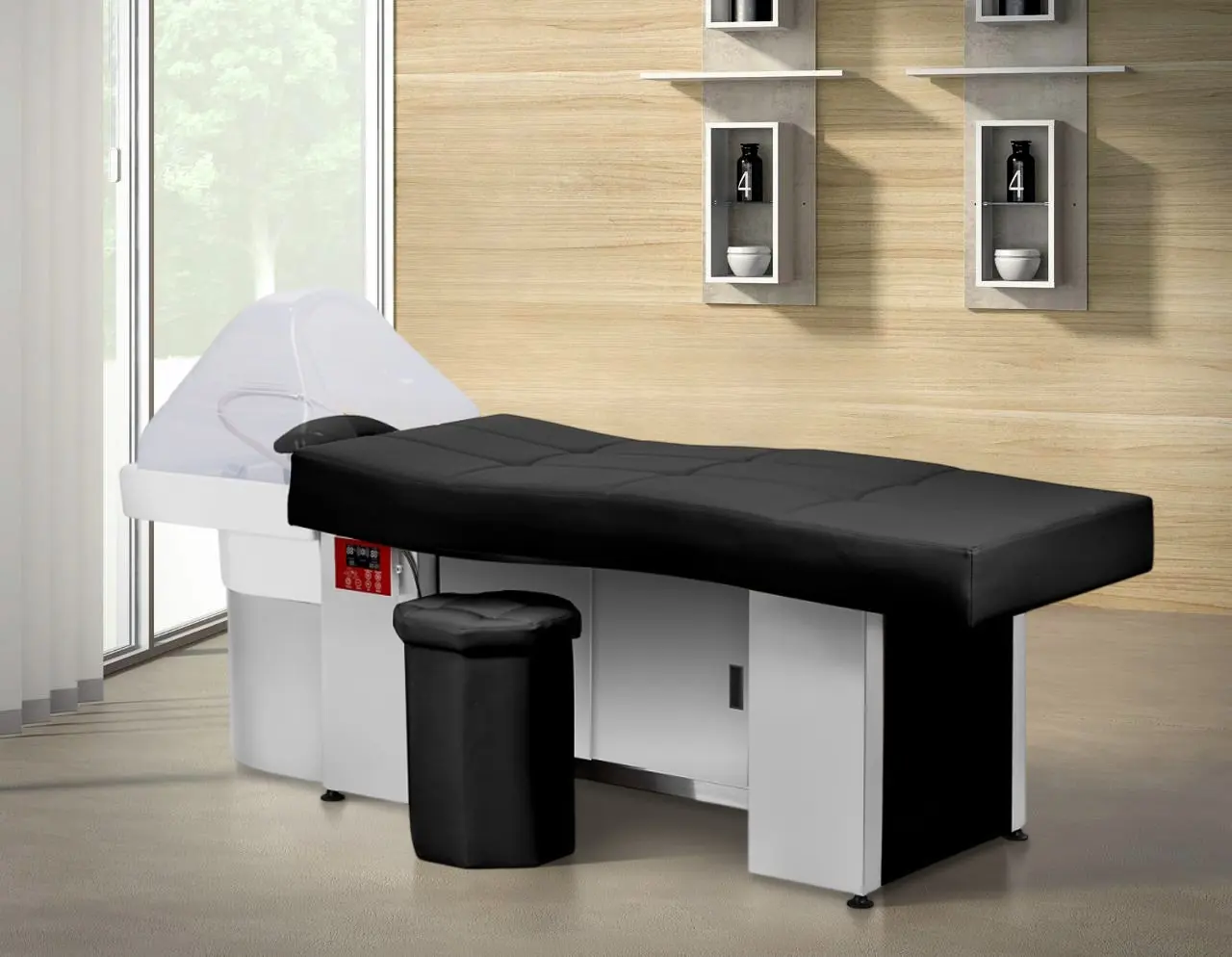 Scafa pentru frizerie Gabbiano Head Spa 017B 152271 (Black/White)