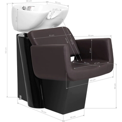 Мойка парикмахерская Gabbiano Helsinki (Brown/Black/White) Thumb