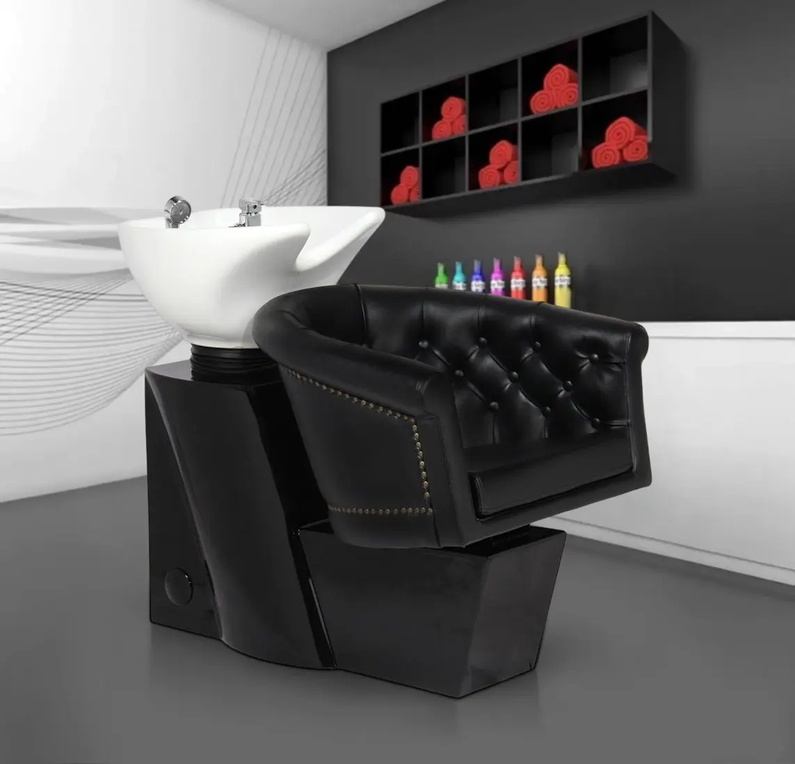 Мойка парикмахерская Gabbiano London 111435 (Black/White)