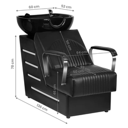 Мойка парикмахерская Gabbiano Orlean (Black) Thumb