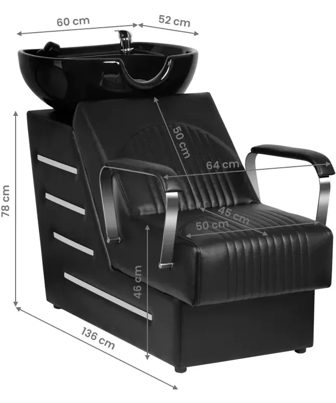 Мойка парикмахерская Gabbiano Orlean (Black)