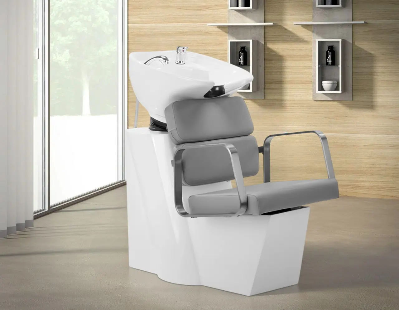 Мойка парикмахерская Gabbiano Porto 149523 (Grey/White)