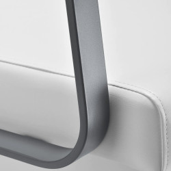 Scafa pentru frizerie Gabbiano Porto 154147 (White/Grey) Thumb