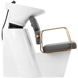 Scafa pentru frizerie Gabbiano Porto-GM (Grey/White/Gold) Thumb