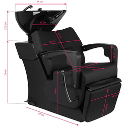 Мойка парикмахерская Gabbiano С37 135397 (Black) Thumb