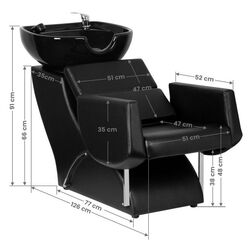 Scafa pentru frizerie Gabbiano Santiago (Black) Thumb