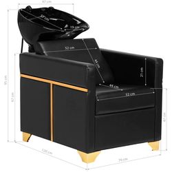 Scafa pentru frizerie Gabbiano Toledo (Black/Gold) Thumb