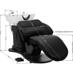 Scafa pentru frizerie Gabbiano Trycho 148168 (Black/White) Thumb