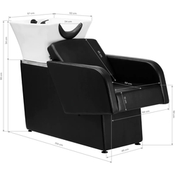 Scafa pentru frizerie Gabbiano Turyn (Black/White) Thumb