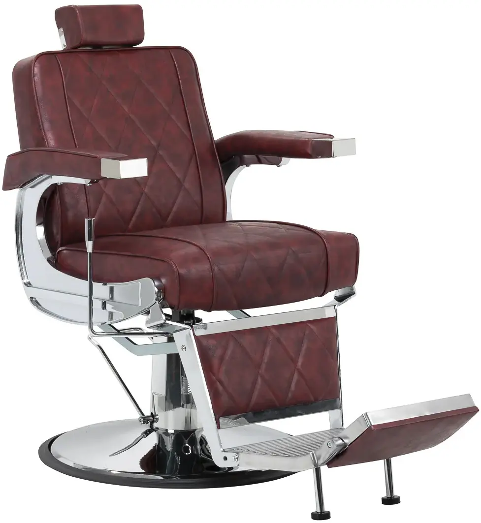 Fotoliu de coafor Hair System BM88066 150111 (Burgundy/Chrome)