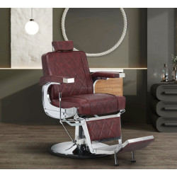 Fotoliu de coafor Hair System BM88066 150111 (Burgundy/Chrome)