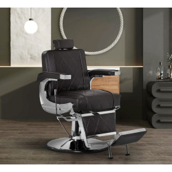 Fotoliu de coafor Hair System BM88066 152035 (Brown/Chrome)