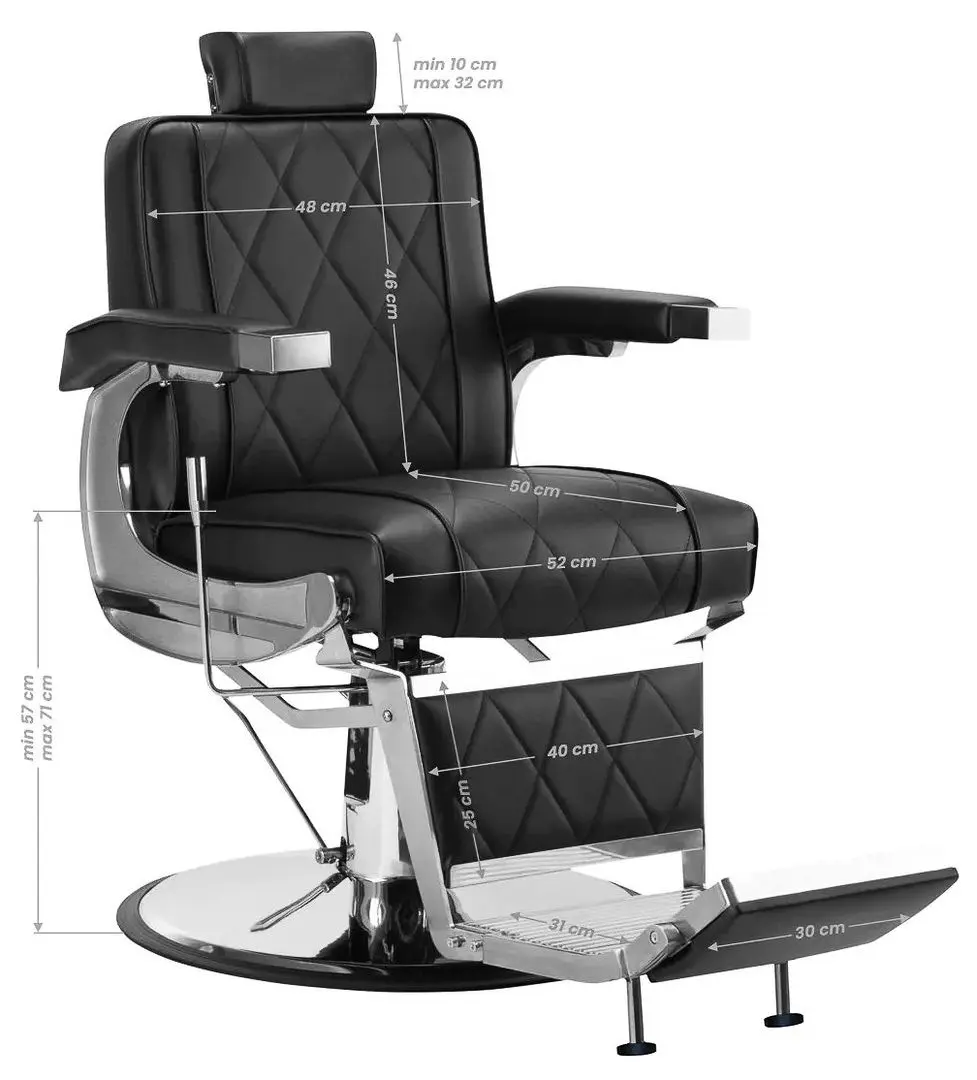 Fotoliu de coafor Hair System BM88066 (Black)