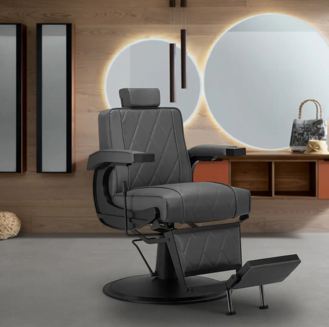 Кресло парикмахерское Hair System BM88066B 154178 (Gray/Black)