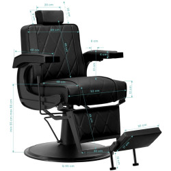 Кресло парикмахерское Hair System BM88066B 154179 (Black) Thumb