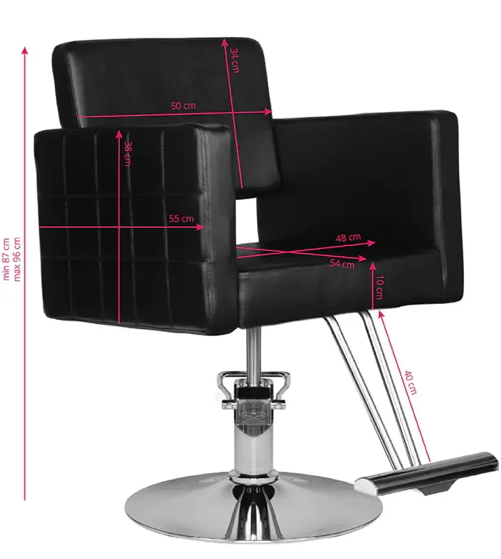 Кресло парикмахерское Hair System HS33 (Black)