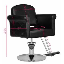 Кресло парикмахерское Hair System HS69 (Black) Thumb