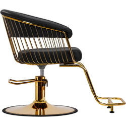 Fotoliu de coafor Hair System Lille 147955 (Black/Gold) Thumb