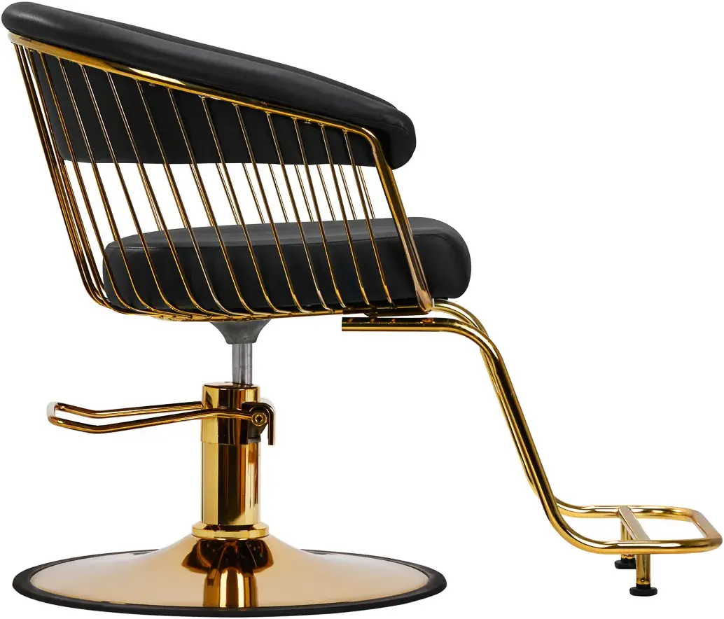 Fotoliu de coafor Hair System Lille 147955 (Black/Gold)