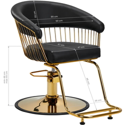 Fotoliu de coafor Hair System Lille 147955 (Black/Gold) Thumb