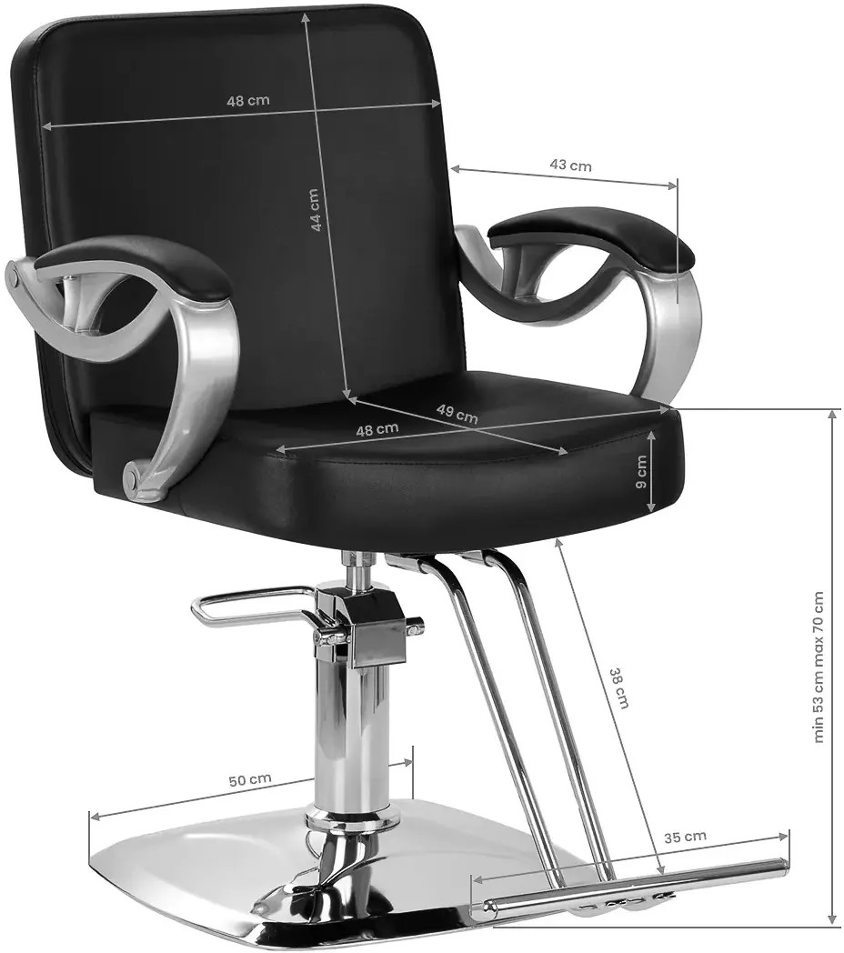 Кресло парикмахерское Hair System ZA31 148178 (Black)
