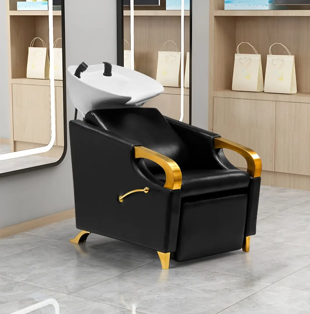 Scafa pentru frizerie Gabbiano C019G 148068 (Black/Gold)