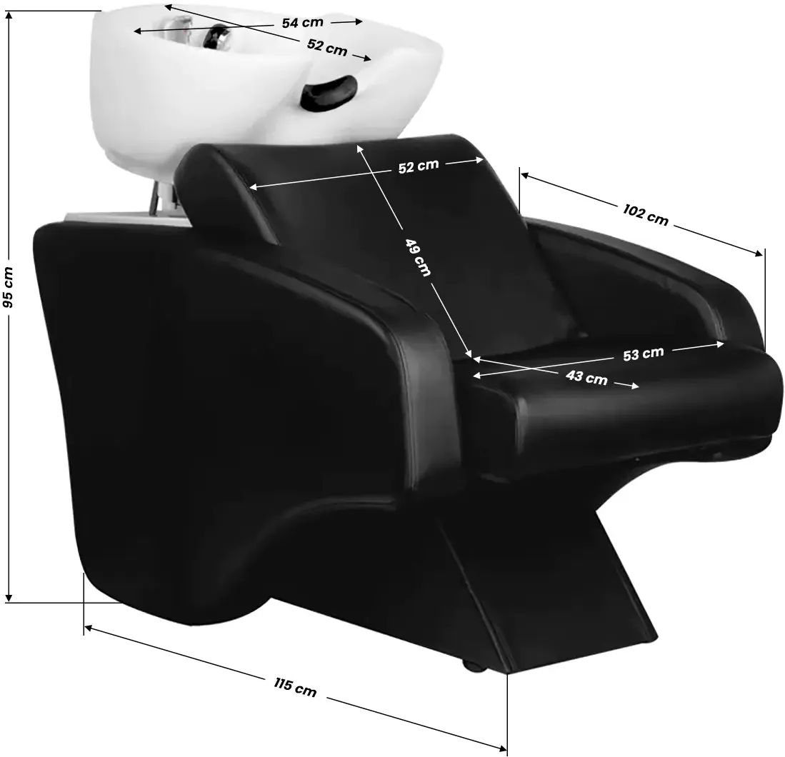 Мойка парикмахерская Hair System C38 125925 (Black)