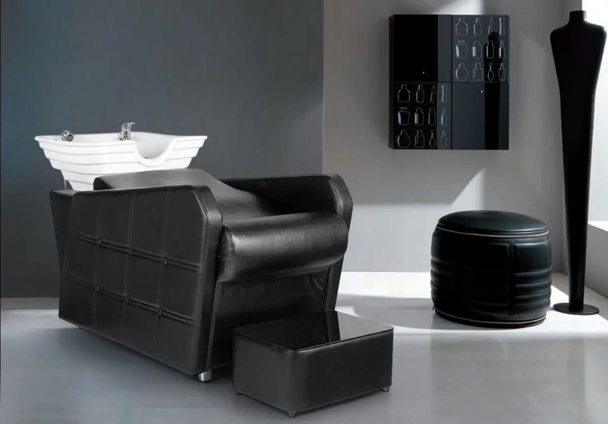 Scafa pentru frizerie Hair System HSB07 (Black/White)