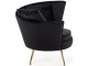 Fotoliu Halmar Almond (Black/Gold)