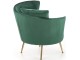 Fotoliu Halmar Almond (Dark Green)