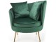 Fotoliu Halmar Almond (Dark Green)