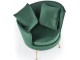 Fotoliu Halmar Almond (Dark Green)