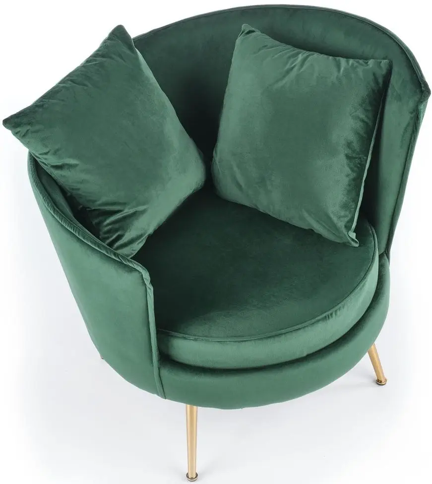 Fotoliu Halmar Almond (Dark Green) - 9
