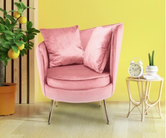 Fotoliu Halmar Almond (Pink)