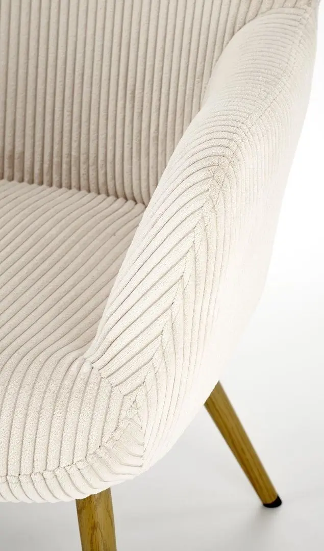 Fotoliu Halmar Amaro (Cream/Natural Oak)