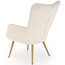 Fotoliu Halmar Amaro (Cream/Natural Oak) Thumb