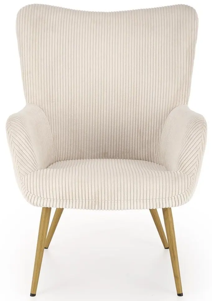 Fotoliu Halmar Amaro (Cream/Natural Oak)