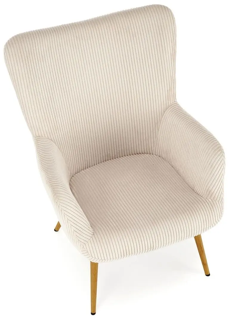 Fotoliu Halmar Amaro (Cream/Natural Oak)