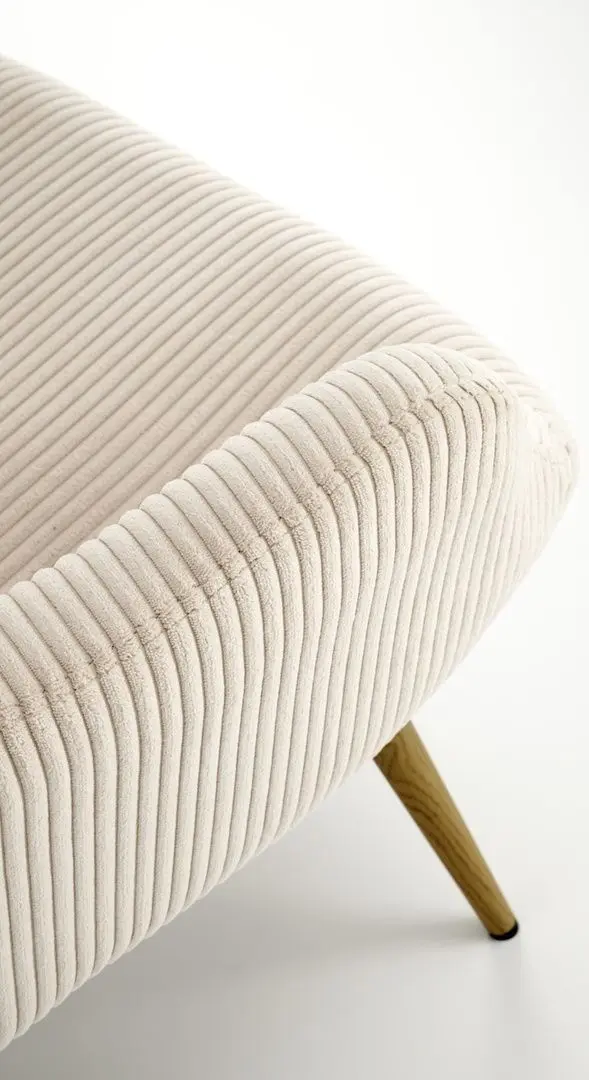 Fotoliu Halmar Amaro (Cream/Natural Oak)