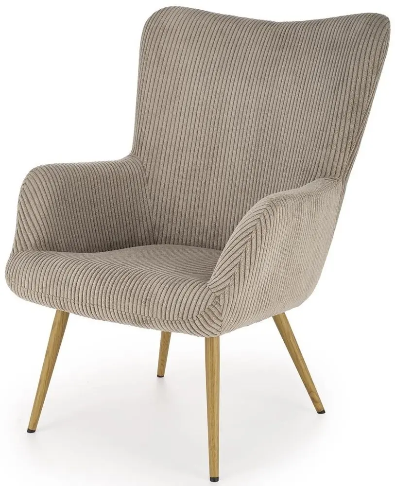 Fotoliu Halmar Amaro (Grey/Natural Oak)